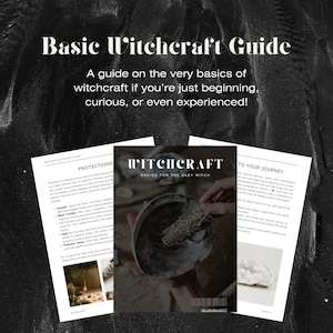 Witchcraft Beginner Guide {Digital Guide for Witchcraft Beginners}