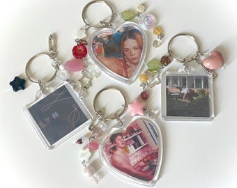album acryl lijst kralen sleutelhangers !! dominic fike, malcom todd, bts, sweet boy, suburn muziekmerchandise bedeltjes