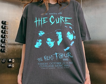 The Cure Rock Band T-shirt, The Cure Shirt, Rock Band T-shirt, The Cure 2023 Noord-Amerikaanse Tour, The Cure Retro Shirt, Cadeau voor fan