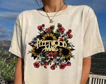 Fleetwood Mac Vintage T-shirt, Fleetwood Mac Retro Shirt, Fleetwood Mac Shirt, Stevie Nicks Geschenk, Fleetwood Mac Tshirt Stevie Nicks