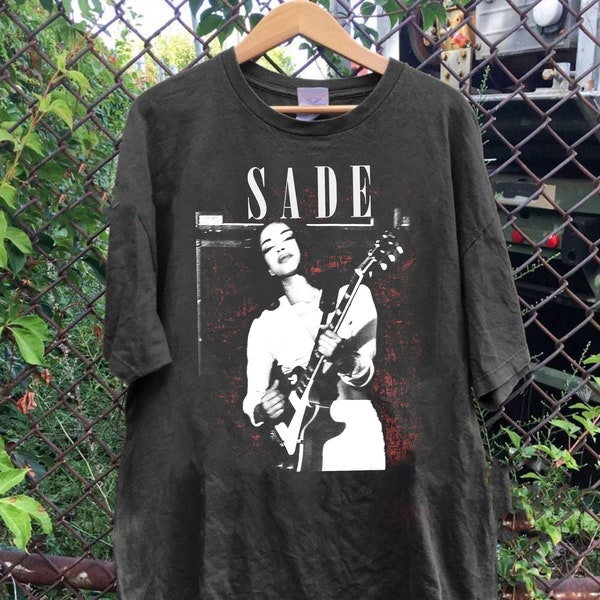 Sade T Shirt, Sade Tour Crewneck Tshirt, Sade Concert Shirt, Sade Adu Shirt, Sade Retro vintage, Cadeaux pour hommes femmes Unisex Tee