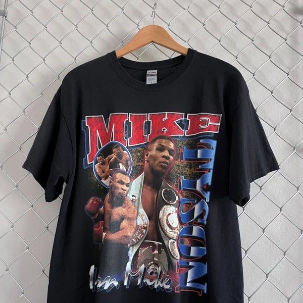 Camiseta gráfica estilo vintage Iron Mike Tyson