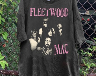 Chemise vintage Fleetwood Mac, chemise rétro Fleetwood Mac, chemise Fleetwood Mac, cadeau Stevie Nicks, Fleetwood Mac Tshirt Stevie Nicks