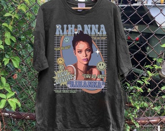 Chemise bootleg rétro Rihanna des années 90, chemise vintage Rihanna, Rihanna Merch, chemise Rihanna Lift Me Up, chemise Rihanna, chemise Rihanna des années 90, cadeau de fan