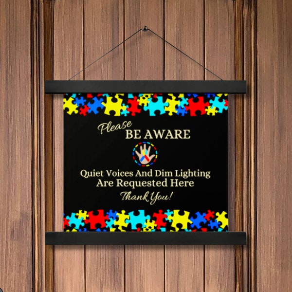 Autism Sign #2 | Autism Awareness | Autism Gifts | Autism Kids | Autism Visual Aids | Autism Acceptance | Autism on Board | Autism Mom