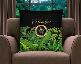 Colombia Gift | Colombian Gifts | Colombian Decor | Colombia Pillow | Colombian Heritage | Colombia Souvenir | Colombia Travel Favors