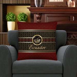 Ecuador Gift | Ecuador Décor | Ecuador Pillow | Ecuador Print | Ecuadorian Art | Ecuador Art | Ecuadorian Pillow | Ecuador Travel Gift