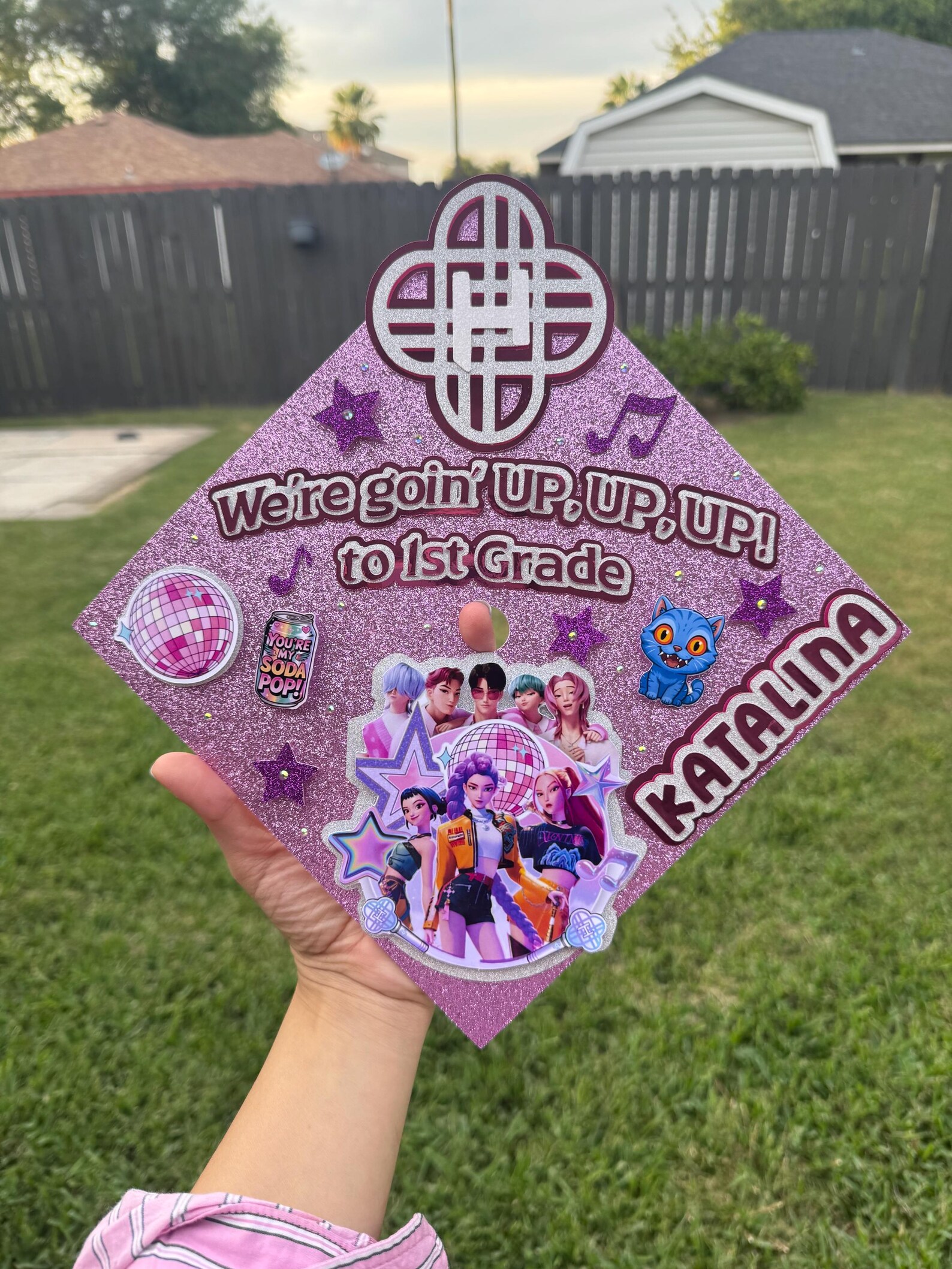 Huntrix Graduation Cap Huntrix Graduation Cap Topper - Etsy