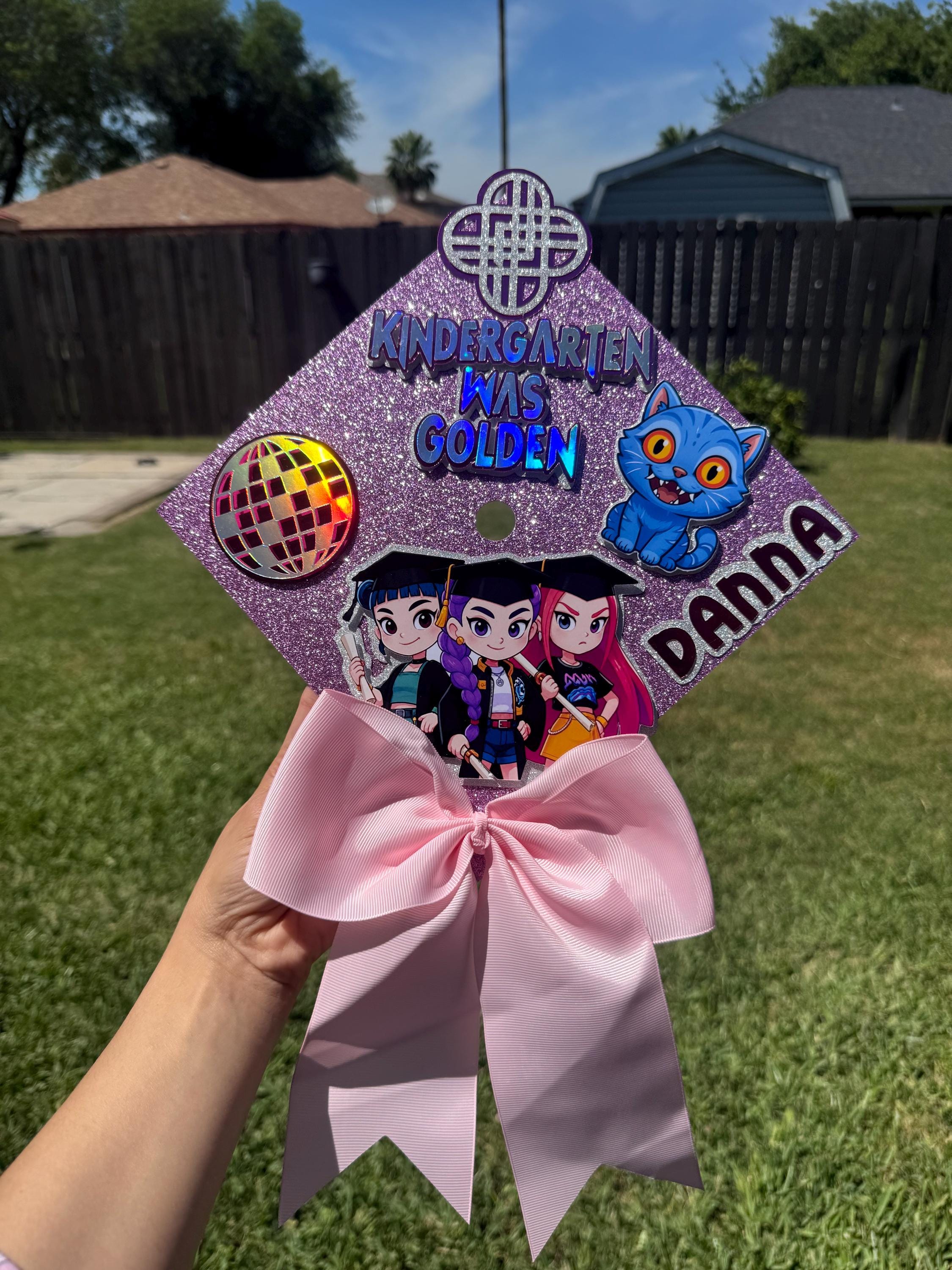 Huntrix Graduation Cap Huntrix Graduation Cap Topper - Etsy