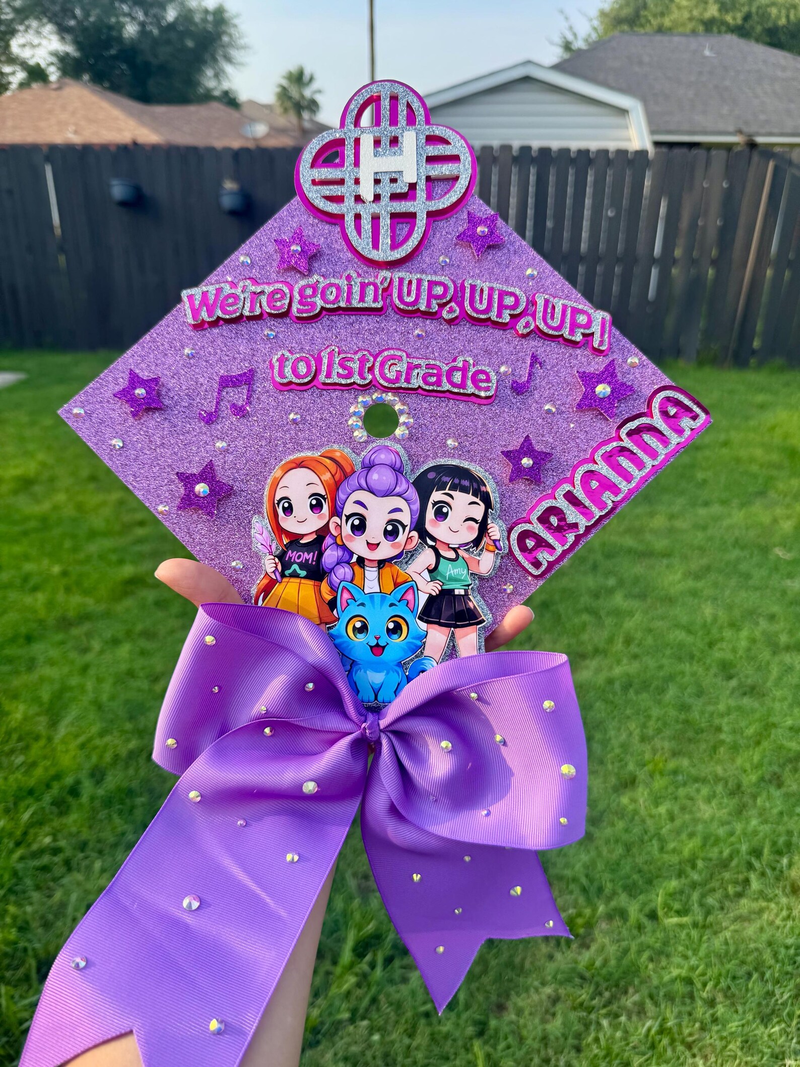 Huntrix Graduation Cap Huntrix Graduation Cap Topper - Etsy