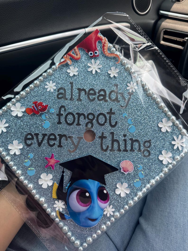 Dory Graduation Cap Topper - Etsy
