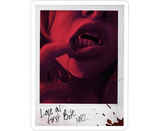 Vampire Polaroid Sticker | Love at First Bite