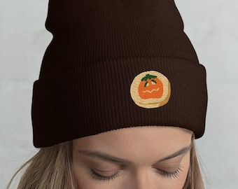 Pumpkin Cookie Beanie | Hauntingly Hot Collection