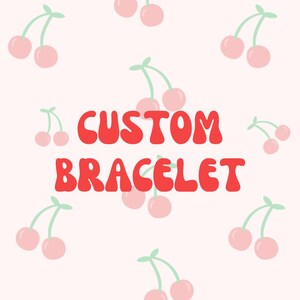 CUSTOM BRACELET __ BTS kpop bias custom beaded bracelet ot7