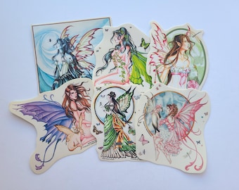 Pegatinas de hadas de Nene Thomas / Fantasía de los años 2000 / Pegatinas Yujean / Pegatinas etéreas / Se venden por unidad
