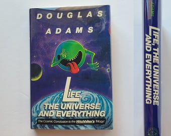Life, The Universe and Everything by Douglas Adams / Cosmic Conclusion / Vintage Science Fiction / Sci-Fi Novel / Hitchhiker's Guide