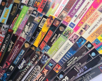 Retro VHS Bookmarks / Vintage VHS / Movie Bookmark / Be Kind Rewind / Classic Film Bookmarks