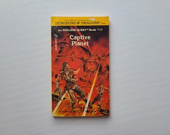 Captive Planet by Morris Simon / An Endless Quest Book / Pick a Path Adventure / TSR Book / The Game Wizards / Star Frontiers Adventure Book