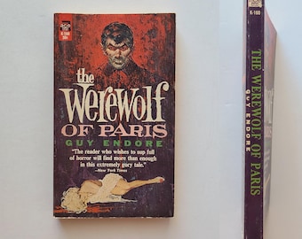The Werewolf of Paris by Guy Endore, Vintage Horror Novel