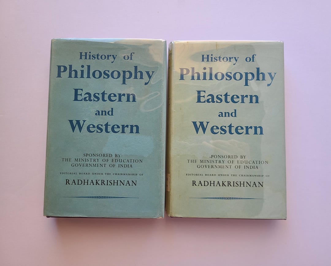 History of Philosophy Eastern and Western Volumes I & II / Sarvepalli ...
