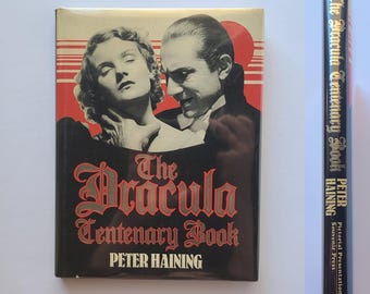 El libro del centenario de Drácula de Peter Haining / Ilustrado / Literatura de terror / Supersticiones de Transilvania / Películas de Drácula