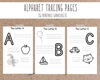 Learn to Write Letters | Alphabet Tracing Activity for Kids
