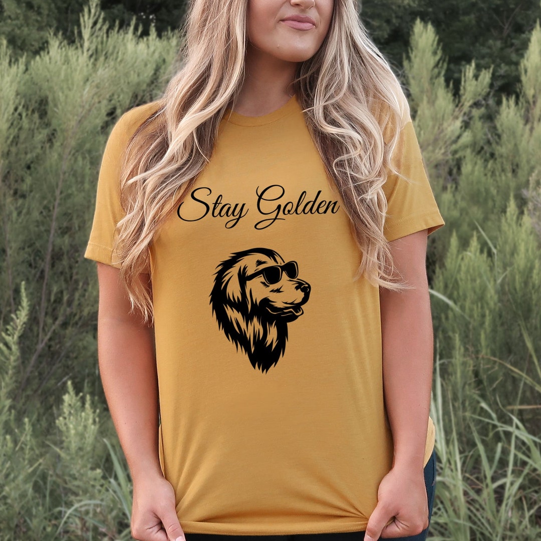 Stay Golden T-shirt, Golden Retriever Shirt, Golden Mom Shirt, Dog Mom ...