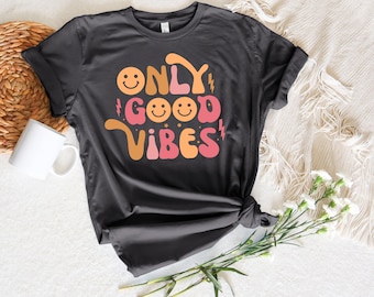 Alleen Good Vibes Tshirt, Alleen Good Vibes, Retro Tshirt, Hippie Tshirt, Boho Tshirt