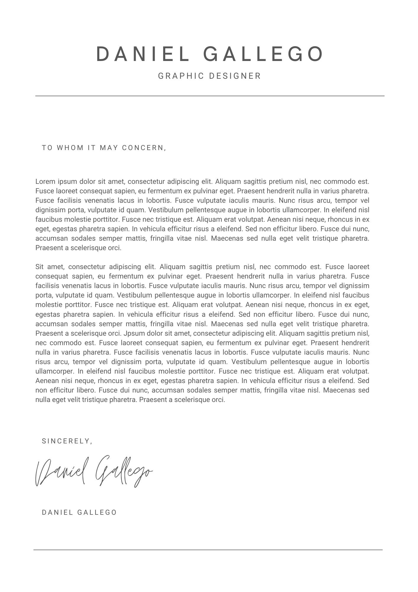 Resume Template, Resume With Cover Letter, Printable Resume Template ...