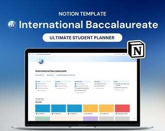 Notion School Planner Template Etsy Notion School Planner Template Etsy