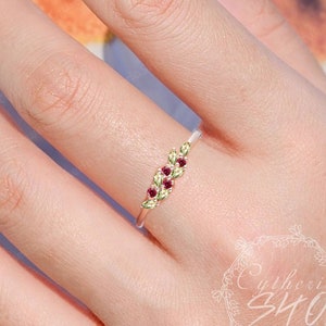 Marquise Cut Unique Peridot Wedding Band 14K Rose Gold Ruby Wedding Ring Vintage Platinum Wedding Band Matching Stacking band Wedding Gift