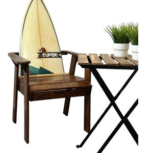 Counter-Height Surf Chairs – Set of 2 | SALE + Free Delivery (Malibu) | Coastal Patio Adirondack Pair