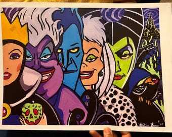 Impresión icónica del legado de los villanos originales