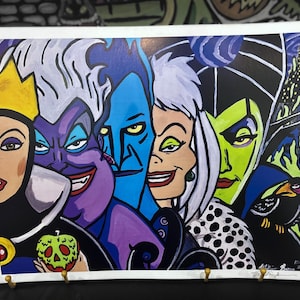 Fabulously Wicked - Disney Villains Print