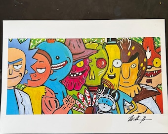 Rick And Morty Cartoon Adventure Tribute
