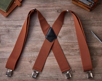 Personalized Mens Suspenders Wedding Suspenders Gifts Clips Suspender Best Man Gift Anniversary Gift Christmas Gift Gift For Him / Father