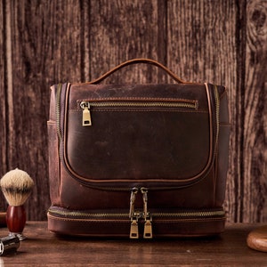Groomsmen Gifts Hanging Toiletry Bag Personalized Large Men's Wash Bag ...