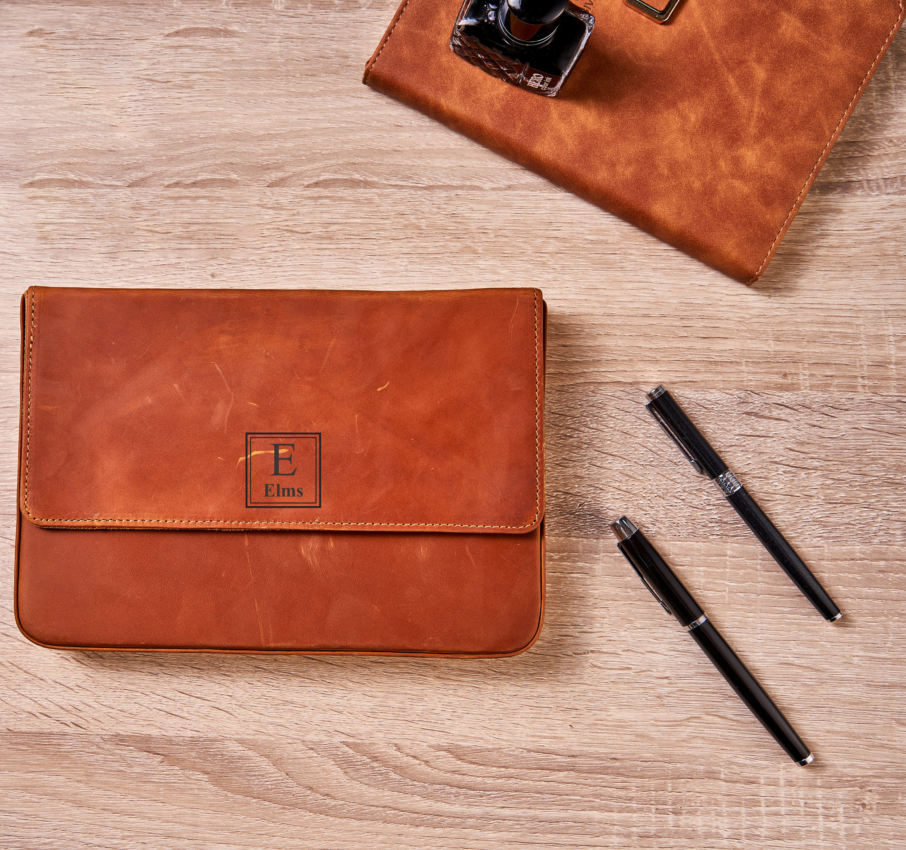 Personalized Leather Pen Case, 3/6/12 Slots Pen Holder, Travel Pen Case, Pen Display Box, Pen Storage Organizer, Gift for Him, Fathers Day
