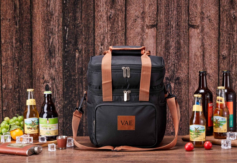 Personalized Beer Cooler Bag Groomsman Cooler Bag Custom Cooler Bag for