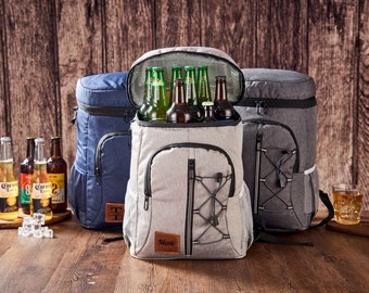 Personalized Groomsmen Gift Bag, Custom Cooler Backpack, Insulated Cooler Beer Bag, Best Man gift, Cooler Backpack,Father's Day Gift for Him