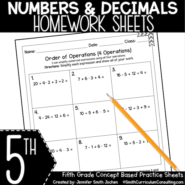 Math Homework 4th Etsy math-homework-4th-etsy