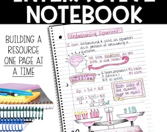 Interactive Notebook Starter Pack: Teacher Resources & Foldables