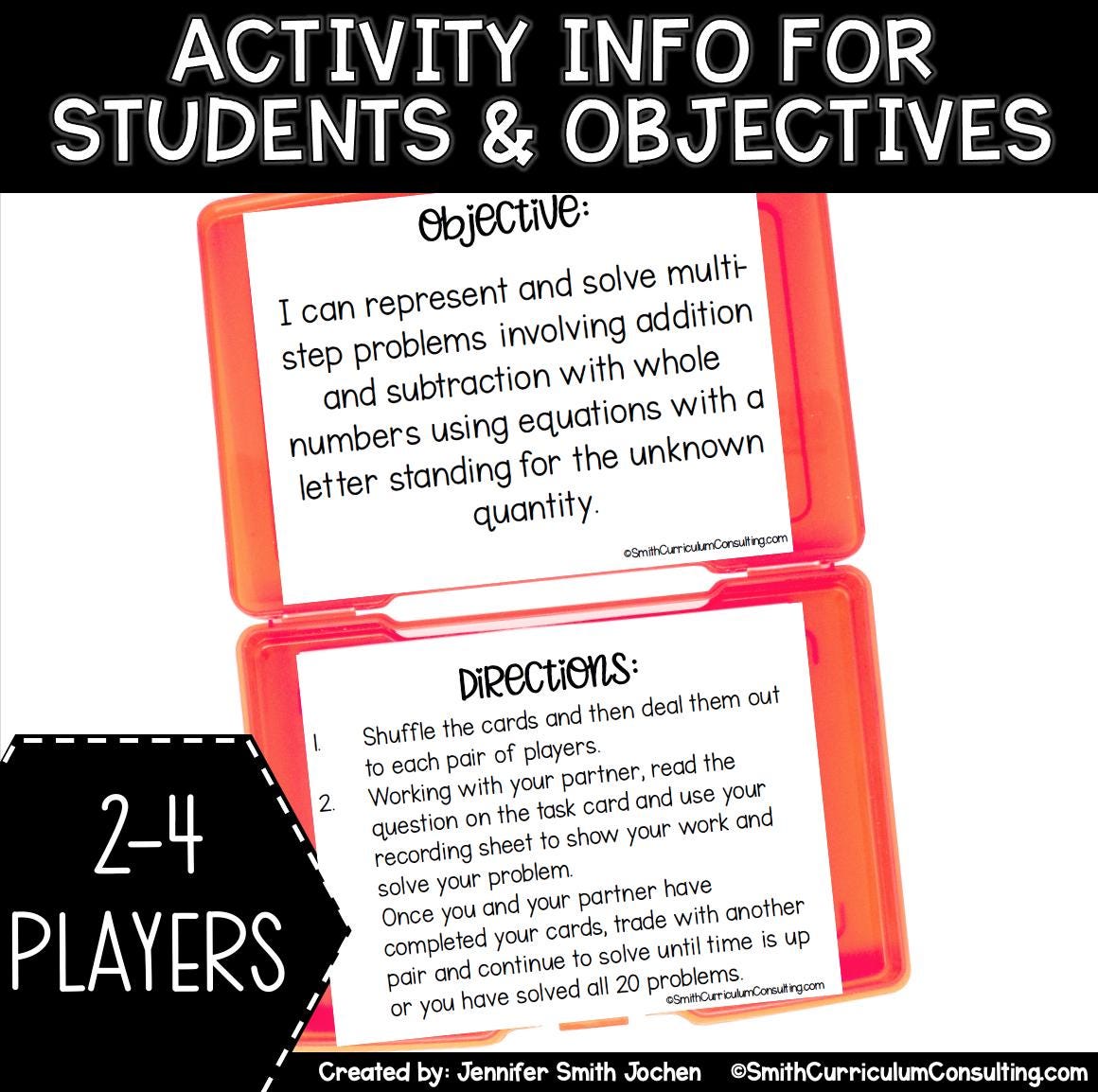 Multi Step Addition and Subtraction Word Problems Task Cards TEKS 5.4b ...