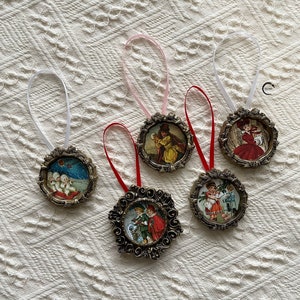 Mini Victorian children ornament