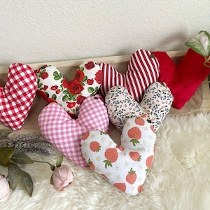 Rose heart sachet. Heart pillow. Door hanger