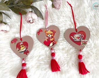 Hanging Valentine ornament