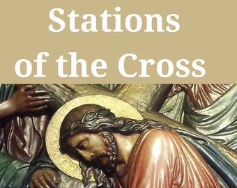 Guide for Stations of the Cross - PDF |  Catholic Prayers | Printable Instant Download | Vintage Books