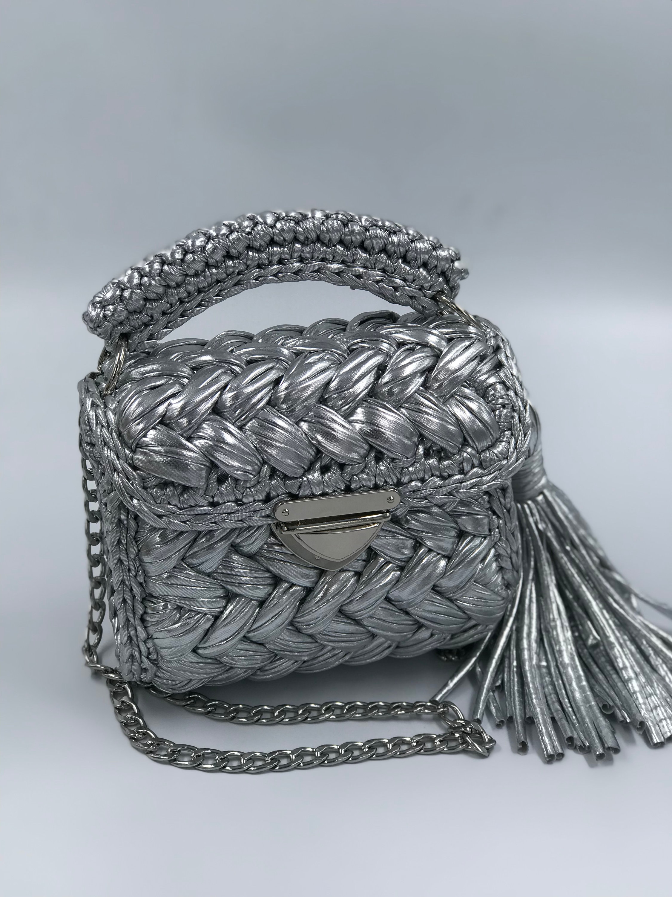 Gold Metallic Crescent Bag main image 1