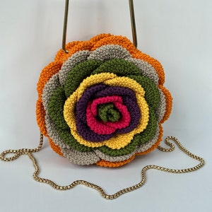 Rose Tasche, geraffte schicke Tasche, bunte Frauentasche, Hochzeit Frau Tasche, handgemachte Design Taschen, personalisierte Frau Mode Taschen, Abendtasche