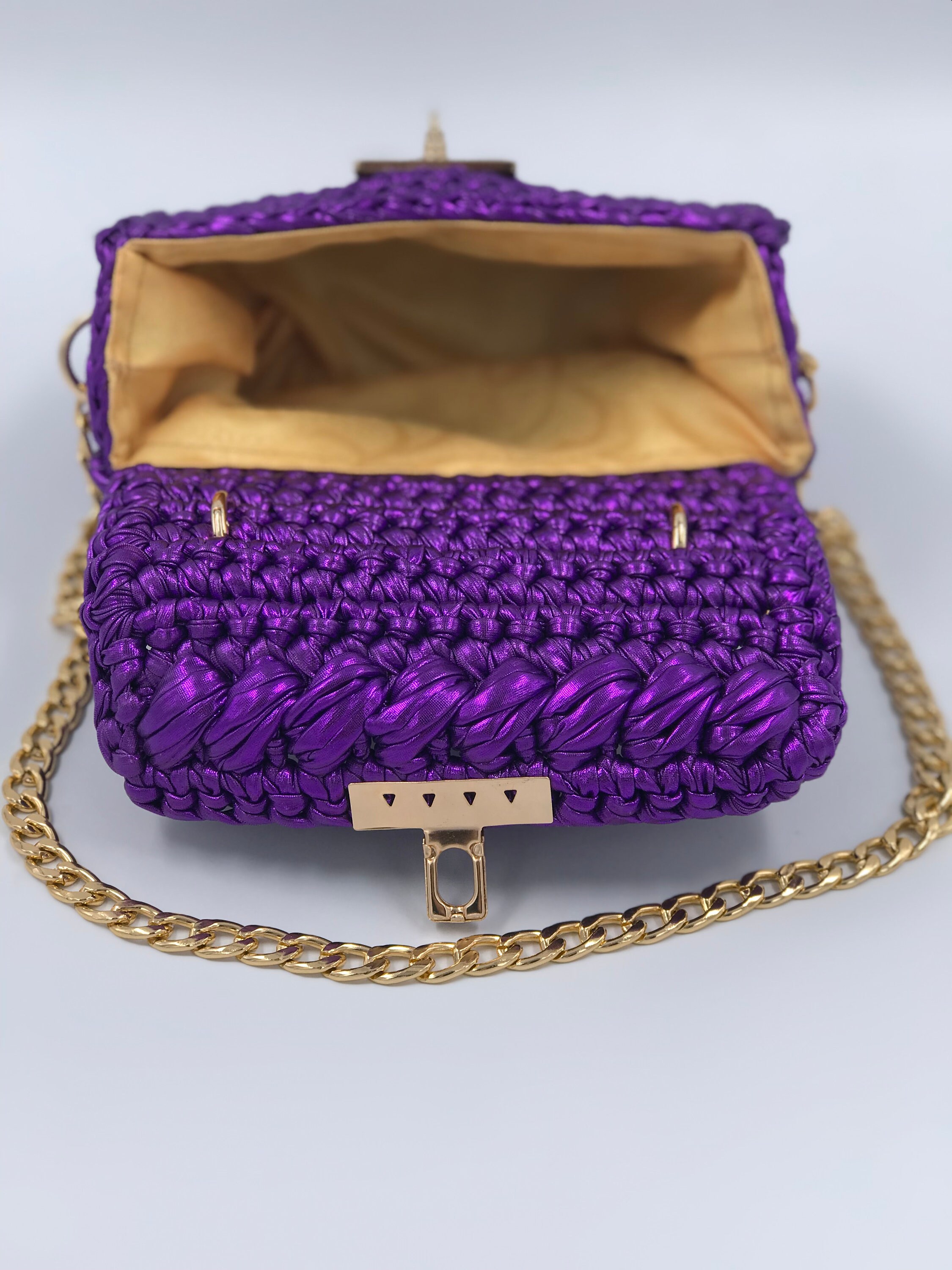 Ladies purple handbags hotsell